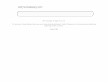 Tablet Screenshot of hollywoodsleazy.com